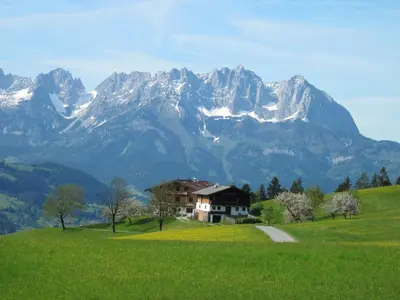 Naturlandschaft in der Nähe des Bauernhofs