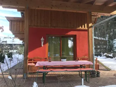 Ferienhaus Berghof im Winter