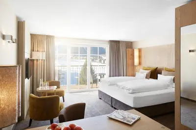 Ein Bett oder Betten in einem Zimmer der Unterkunft Entners am See