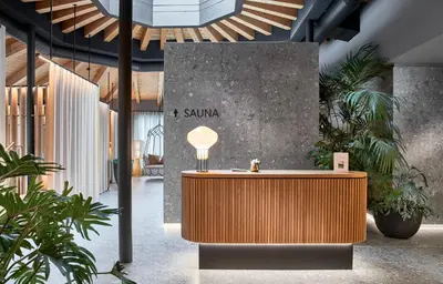 Lobby/Rezeption in der Unterkunft Entners am See