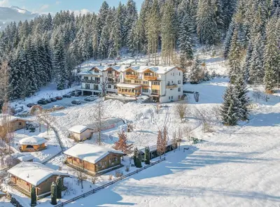 Gartenhotel Rosenhof bei Kitzbühel im Winter