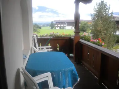 Ein Balkon oder eine Terrasse in der Unterkunft Haus Mariandl