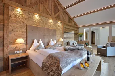Ein Bett oder Betten in einem Zimmer der Unterkunft Hotel Panorama Royal