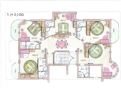 Grundriss der Unterkunft Bed & Breakfast Landhaus Strasser