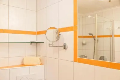 Ein Badezimmer in der Unterkunft Residenz Theresa