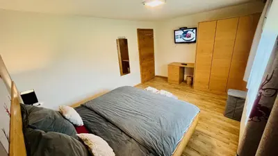 TV/Unterhaltungsangebot in der Unterkunft Ferienwohnung Buchau