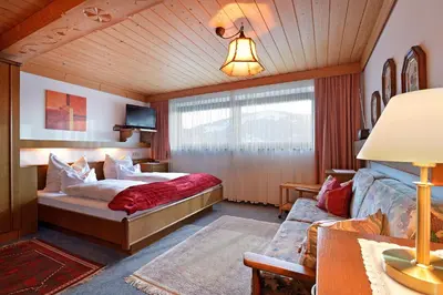 Ein Bett oder Betten in einem Zimmer der Unterkunft Ferienhaus Kröll