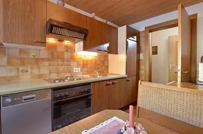 Küche/Küchenzeile in der Unterkunft Ferienhaus Kröll