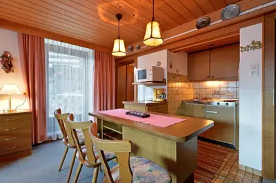 Küche/Küchenzeile in der Unterkunft Ferienhaus Kröll