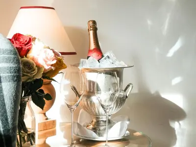 Getränke in der Unterkunft Hotel Kaiserhof Kitzbühel, 4 Sterne Superior
