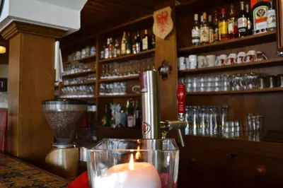 Getränke in der Unterkunft Hotel Aurach