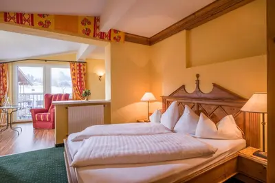 Ein Bett oder Betten in einem Zimmer der Unterkunft Das Rotspitz Adults - only