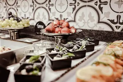 Essen im Hotel oder in der Nähe