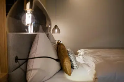 Ein Bett oder Betten in einem Zimmer der Unterkunft Hotel Klingler