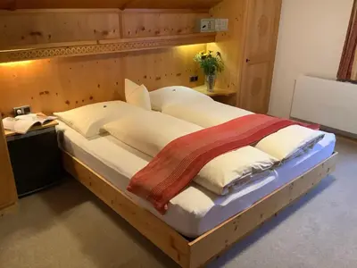 Ein Bett oder Betten in einem Zimmer der Unterkunft Anja's Schönblick - Bed & Breakfast