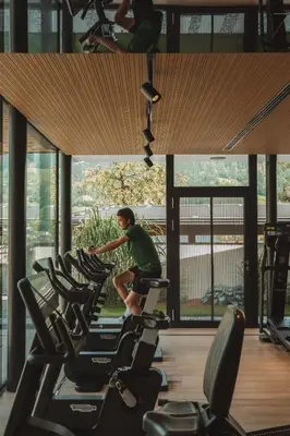 Das Fitnesscenter und/oder die Fitnesseinrichtungen in der Unterkunft HELD - Hotel & Spa , 4 Sterne Superior, Zillertal