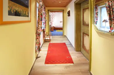 Ein Bett oder Betten in einem Zimmer der Unterkunft Romantik Aparthotel Sonnleitn