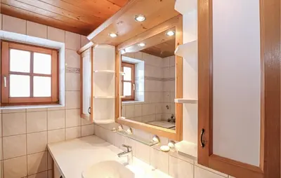 Ein Badezimmer in der Unterkunft Ferienhaus In Ruhiger Lage