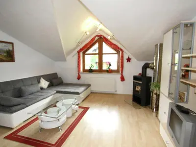 Ein Sitzbereich in der Unterkunft Apartment Zell am Ziller near Ski Arena