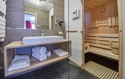 Ein Badezimmer in der Unterkunft AlpenParks Hotel & Apartment Sonnleiten