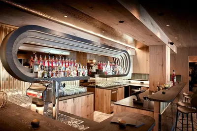Lounge oder Bar in der Unterkunft Hotel Alte Post