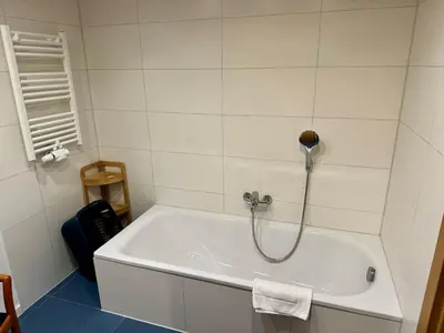 Ein Badezimmer in der Unterkunft Alpenlodge, Ferienwohnung 2