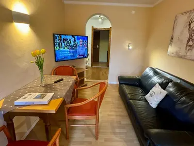 TV/Unterhaltungsangebot in der Unterkunft Alpenlodge, Ferienwohnung 11