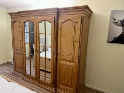 Ein Bett oder Betten in einem Zimmer der Unterkunft Alpenlodge, Ferienwohnung 14
