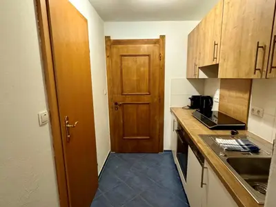 Küche/Küchenzeile in der Unterkunft Alpenlodge, Ferienwohnung 15