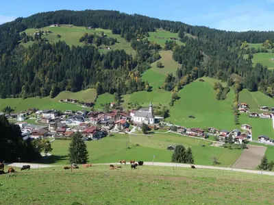 Naturlandschaft in der Nähe der Ferienwohnung