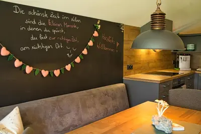 Ein Sitzbereich in der Unterkunft Appartement Sandra