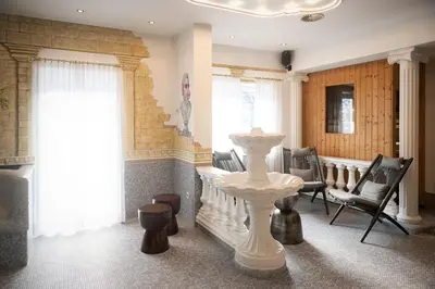Ein Sitzbereich in der Unterkunft MyGoodLife Hotel & Bar