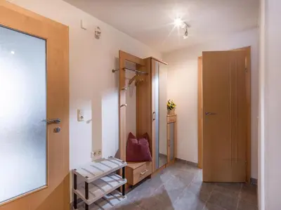 Ein Sitzbereich in der Unterkunft Haus Talblick