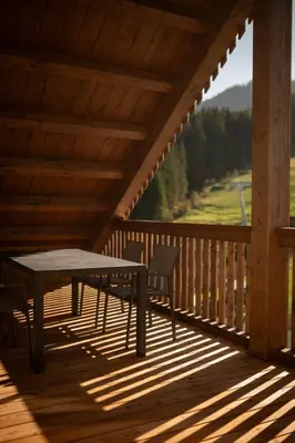 Ein Balkon oder eine Terrasse in der Unterkunft ADEA Lifestyle Suites Fieberbrunn