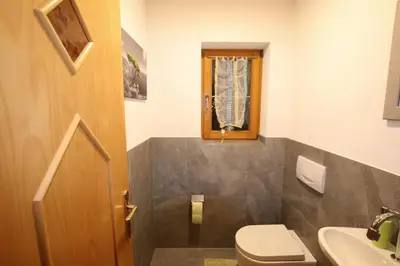Ein Badezimmer in der Unterkunft Gittis Ferienwohnung Panorama WILD31