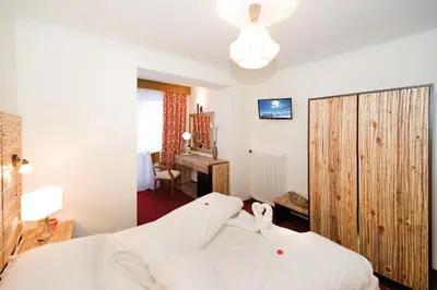 Ein Bett oder Betten in einem Zimmer der Unterkunft Panorama Landhaus - Joker Card included in Summer
