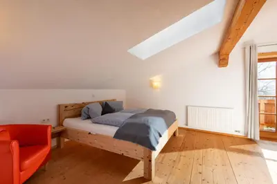 Ein Sitzbereich in der Unterkunft Gugg Hof - Familie Hölzl