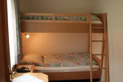 Ein Bett oder Betten in einem Zimmer der Unterkunft Landhaus St. Georg