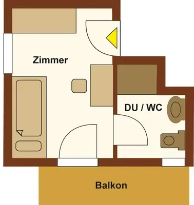 Grundriss der Unterkunft Landhaus Kaiserblick