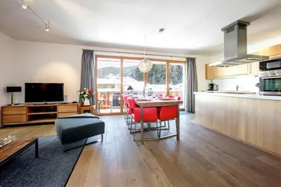 Küche/Küchenzeile in der Unterkunft Top location Gerlos! - Lovely Apartment - 6P