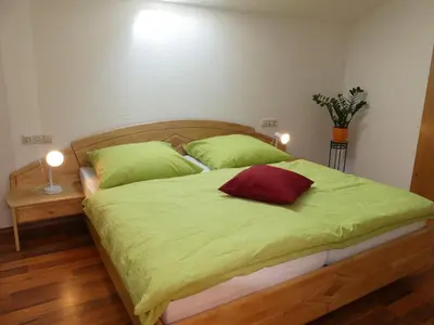 Ein Bett oder Betten in einem Zimmer der Unterkunft Apartment Haslinghof by Interhome