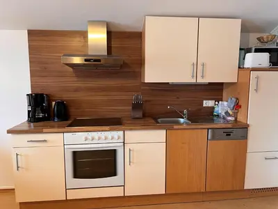 Küche/Küchenzeile in der Unterkunft Apartment Haslinghof by Interhome