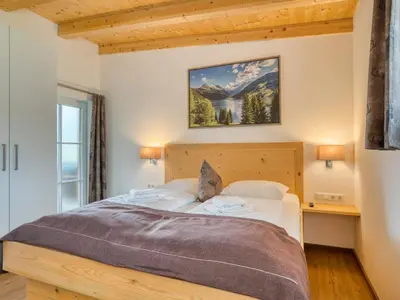 Ein Bett oder Betten in einem Zimmer der Unterkunft Holiday Home in Neukirchen with Mountain Views