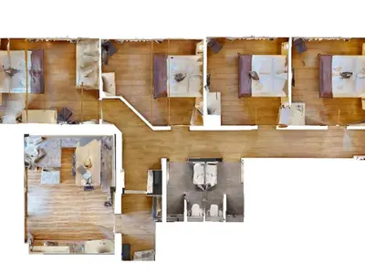 Grundriss der Unterkunft Holiday Home in Neukirchen with Mountain Views