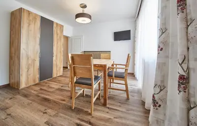 Ein Sitzbereich in der Unterkunft Appartements Haus Alexander