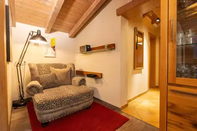 Ein Sitzbereich in der Unterkunft Boutique Appartements