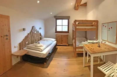 Ein Bett oder Betten in einem Zimmer der Unterkunft Hotel Penzinghof