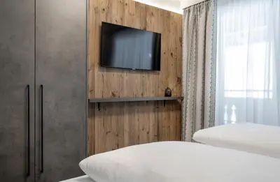 Ein Bett oder Betten in einem Zimmer der Unterkunft Wieshofgut