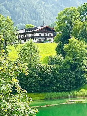 Naturlandschaft in der Nähe des Bauernhofs