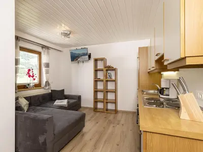 Küche/Küchenzeile in der Unterkunft Beautiful Apartment in Ramsau with Balcony